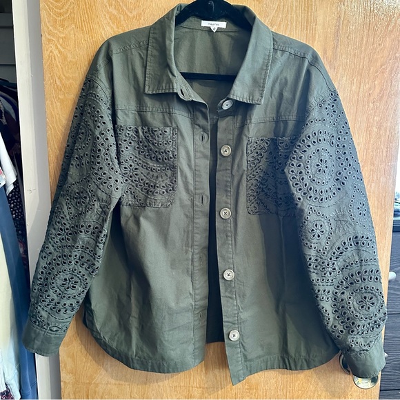 Maurice’s Eyelet Twill Jacket - Picture 2 of 5